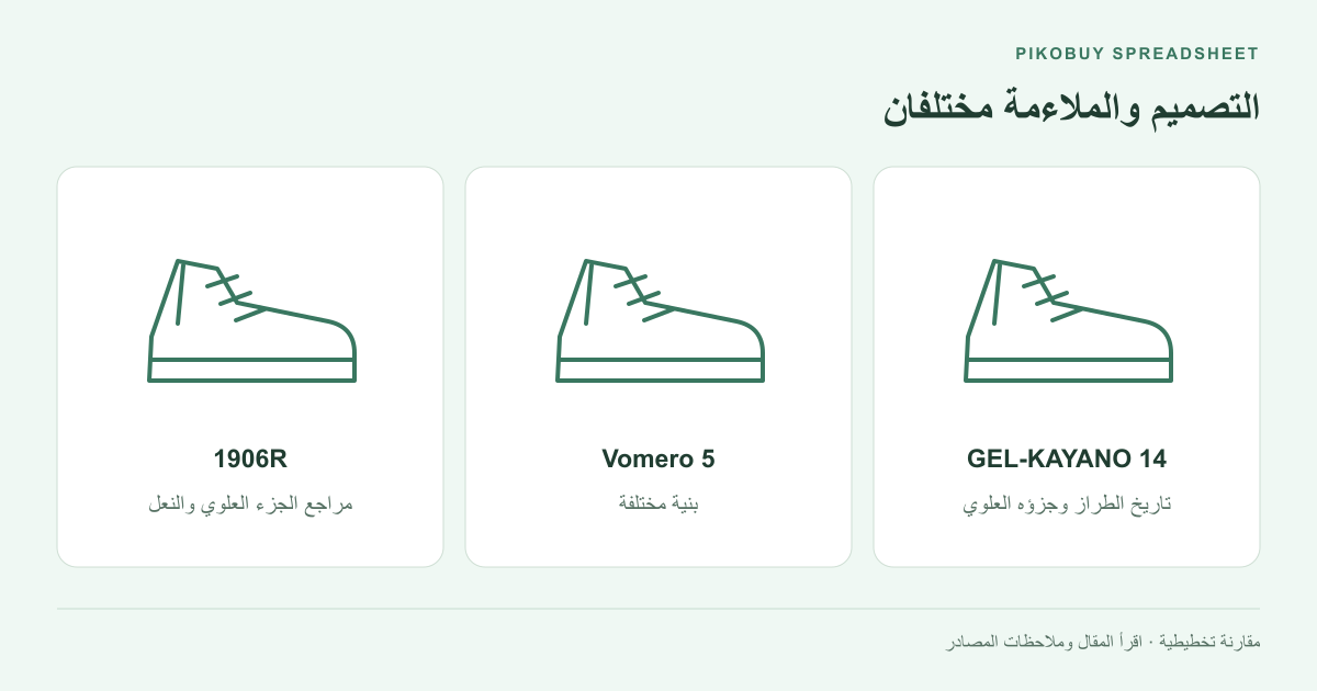 قارن التصميم قبل وعود الملاءمة
