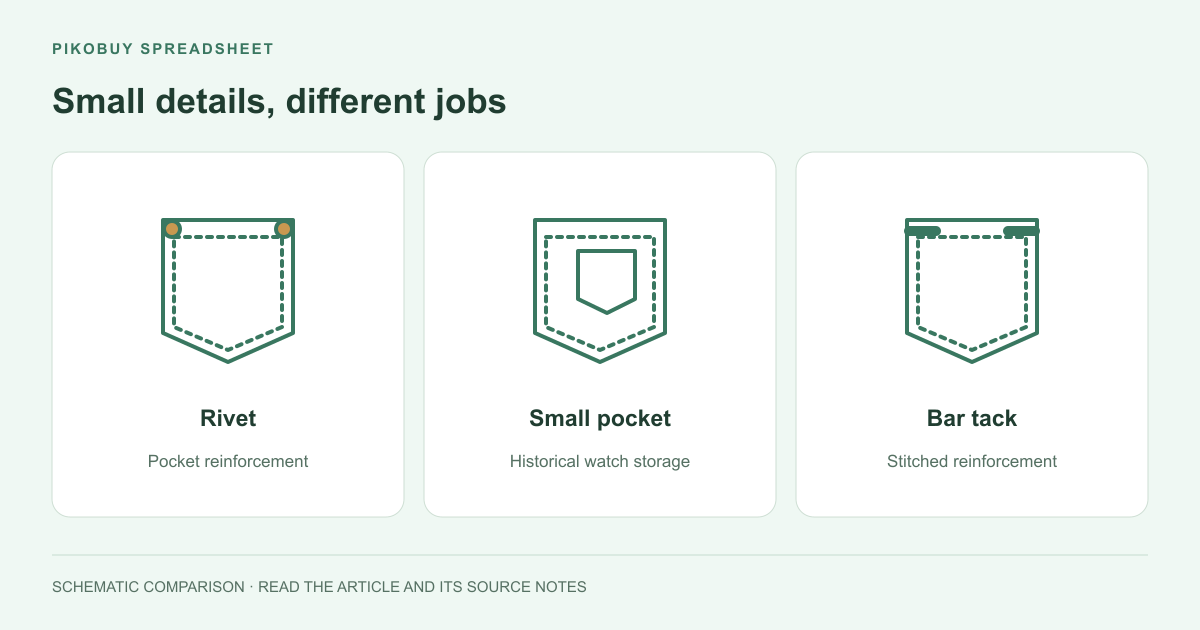 Small details, different jobs