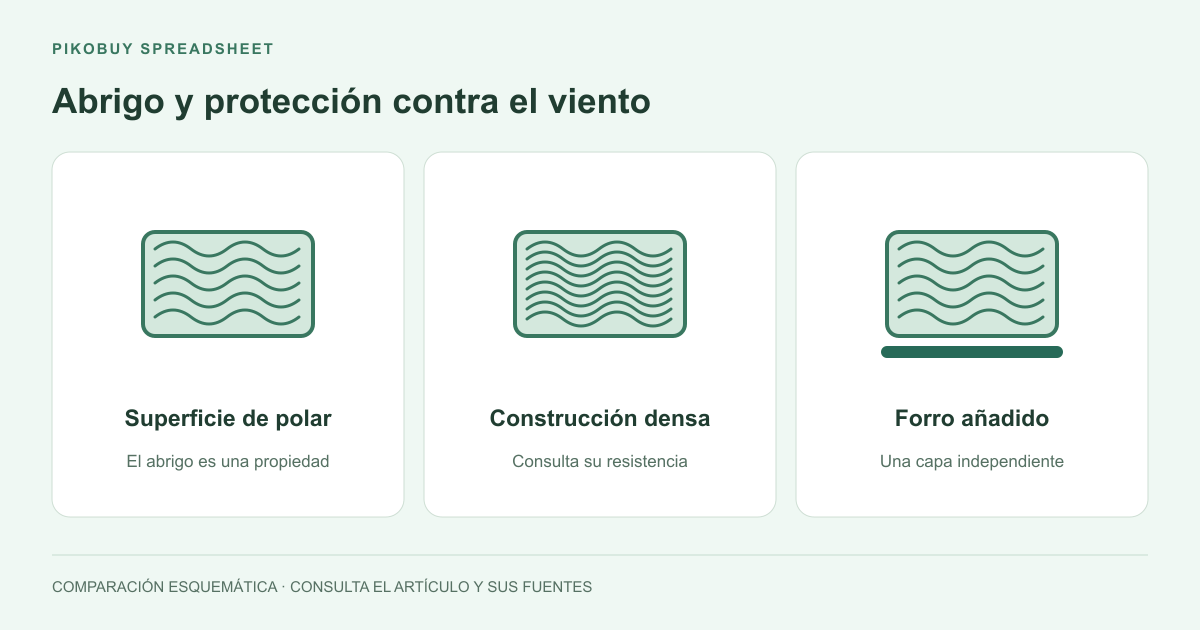 Abrigo y protección contra el viento