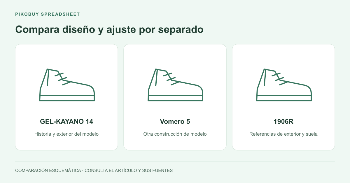 Compara el diseño antes de las afirmaciones de ajuste
