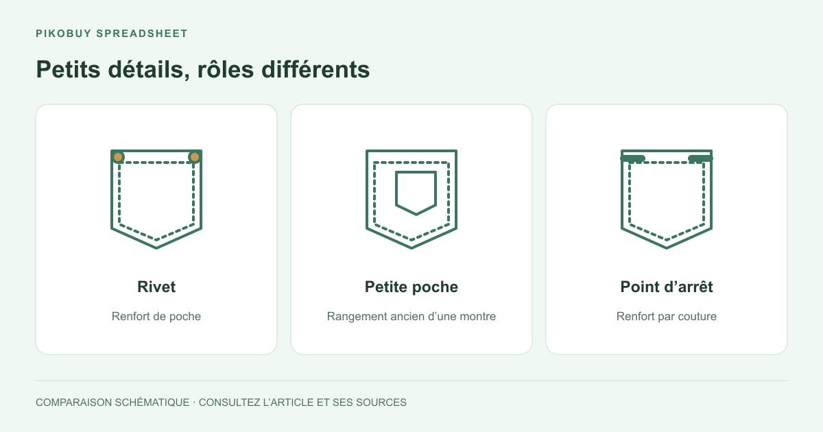 Petits détails, fonctions différentes