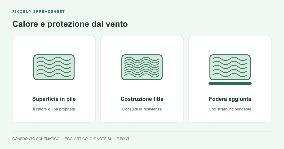 Calore e protezione dal vento