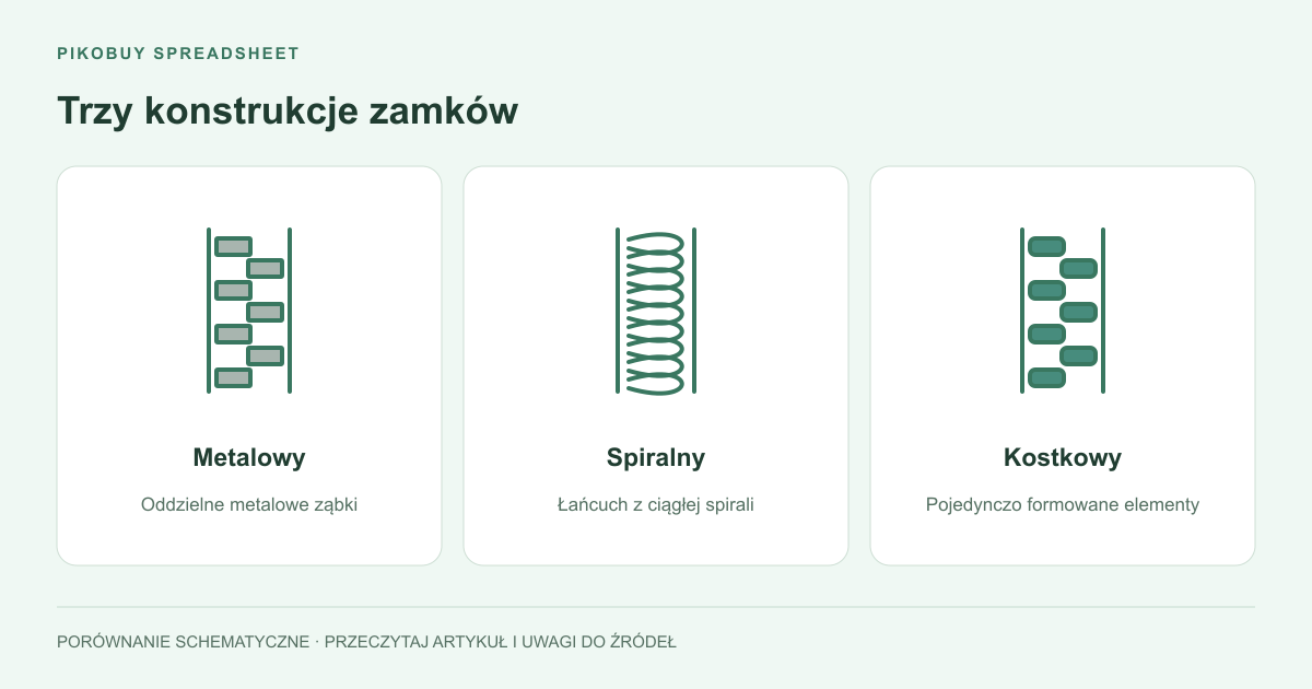 Trzy konstrukcje zamków