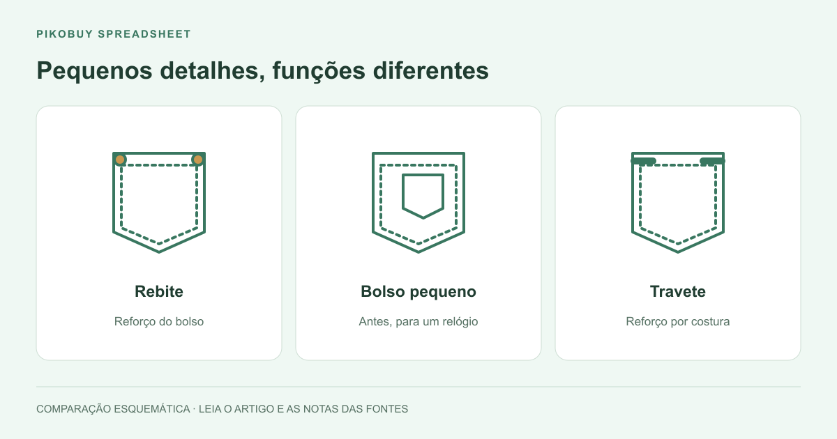 Pequenos detalhes, funções diferentes